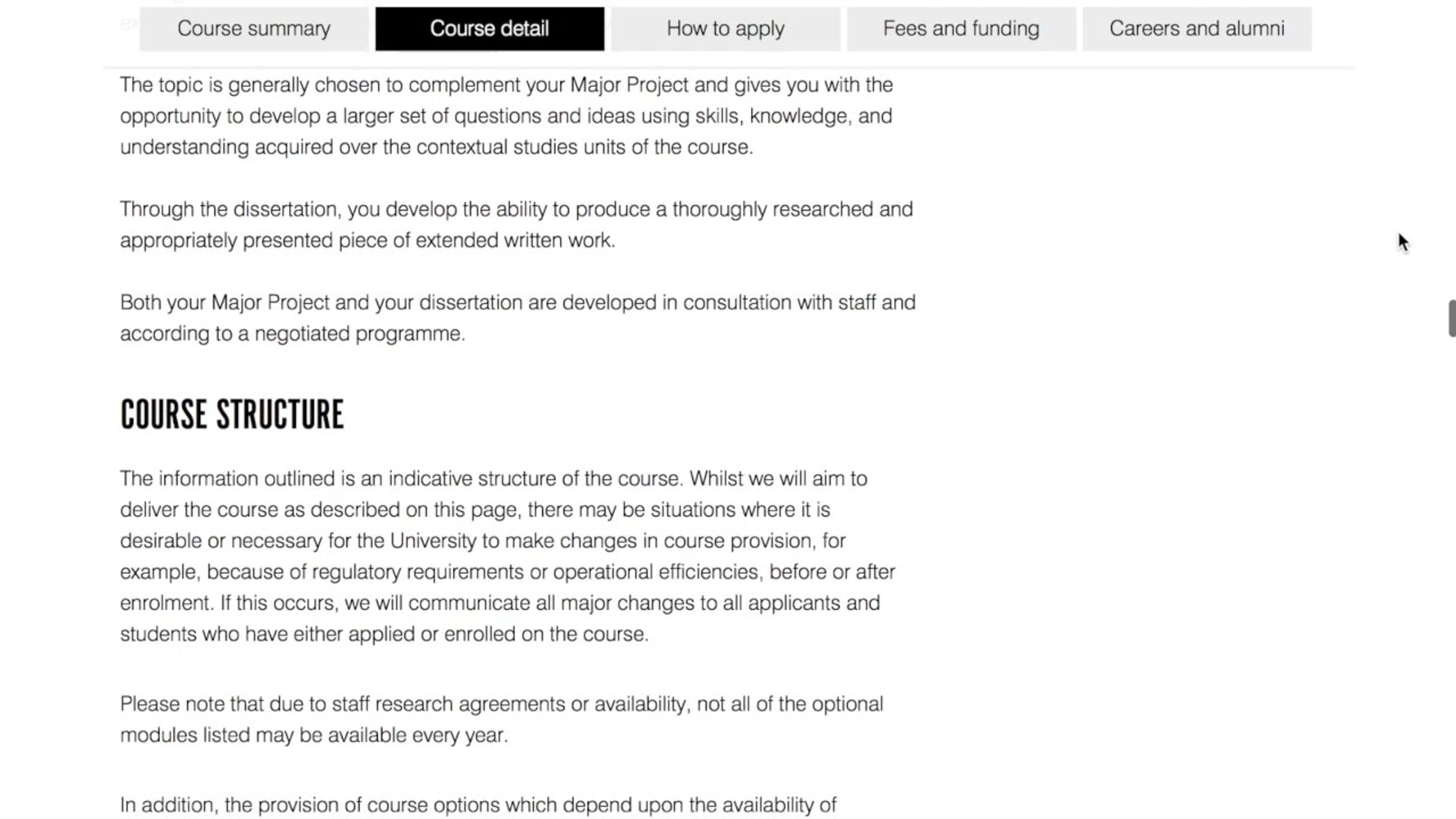 Photography Course Research